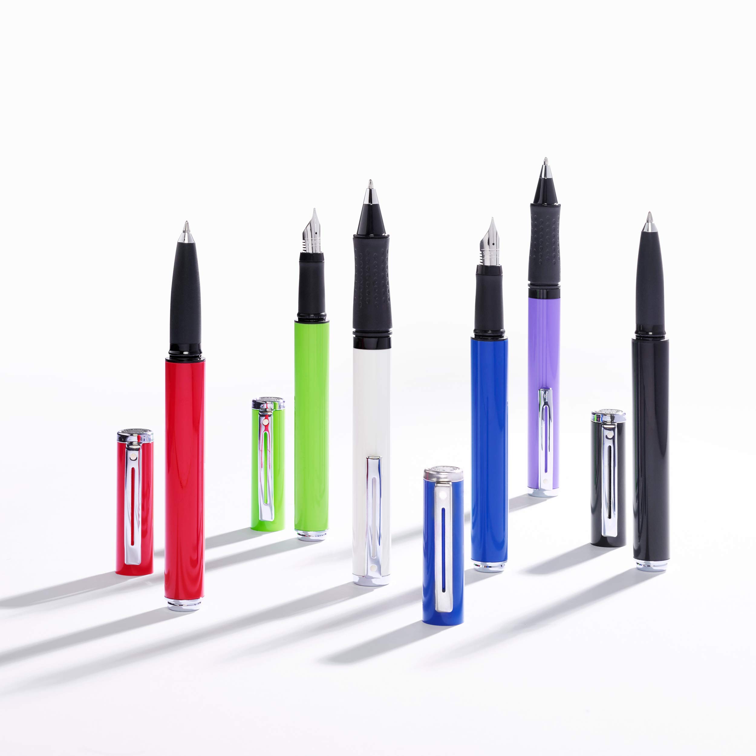 Sheaffer Pop Glossy Lime Green Fountain Pen - Chrome Trim, Medium Nib - Perfect for Writing, Journaling & Gift Giving