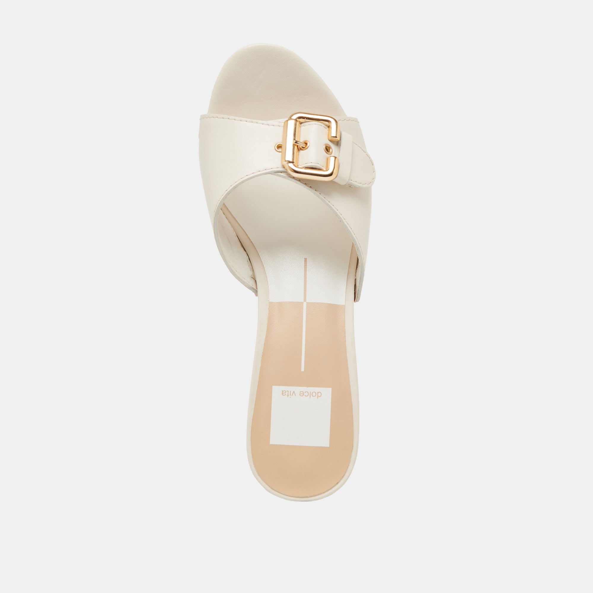 YALAH Women's Off-White Leather High Heels - Elegant Pointed Toe Pumps for Party, Wedding & Office Wear