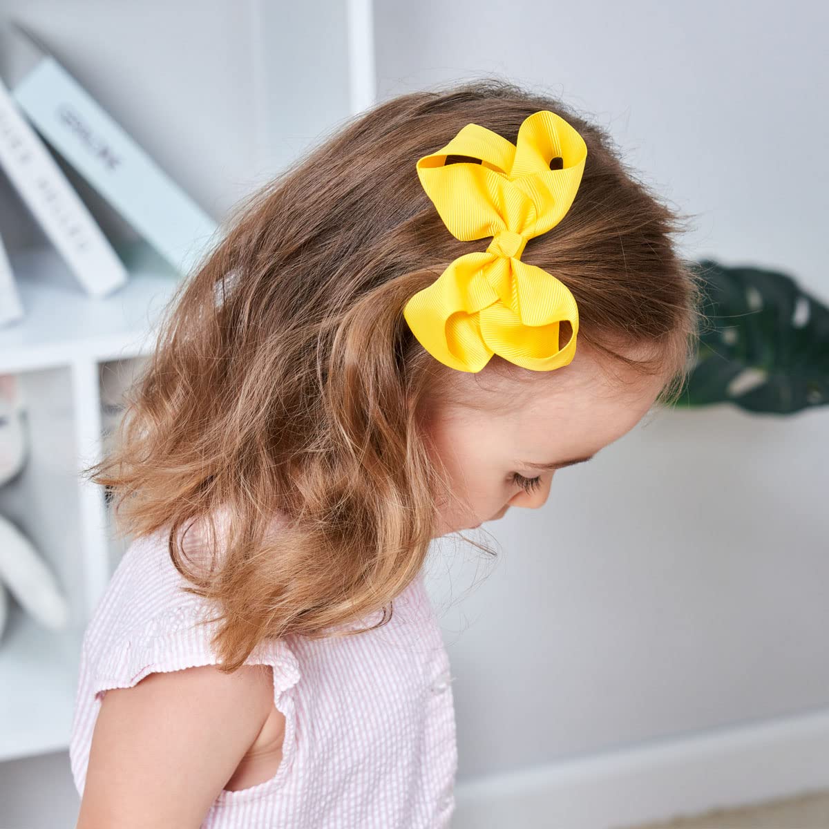 40PCS 4.5 Inch Hair Bows for Girls - Grosgrain Ribbon Hair Accessories with Alligator Clips for Toddlers, Baby Girls, Kids & Teens (20 Pairs) - Perfect for Parties, School, Holidays & Everyday Wear
