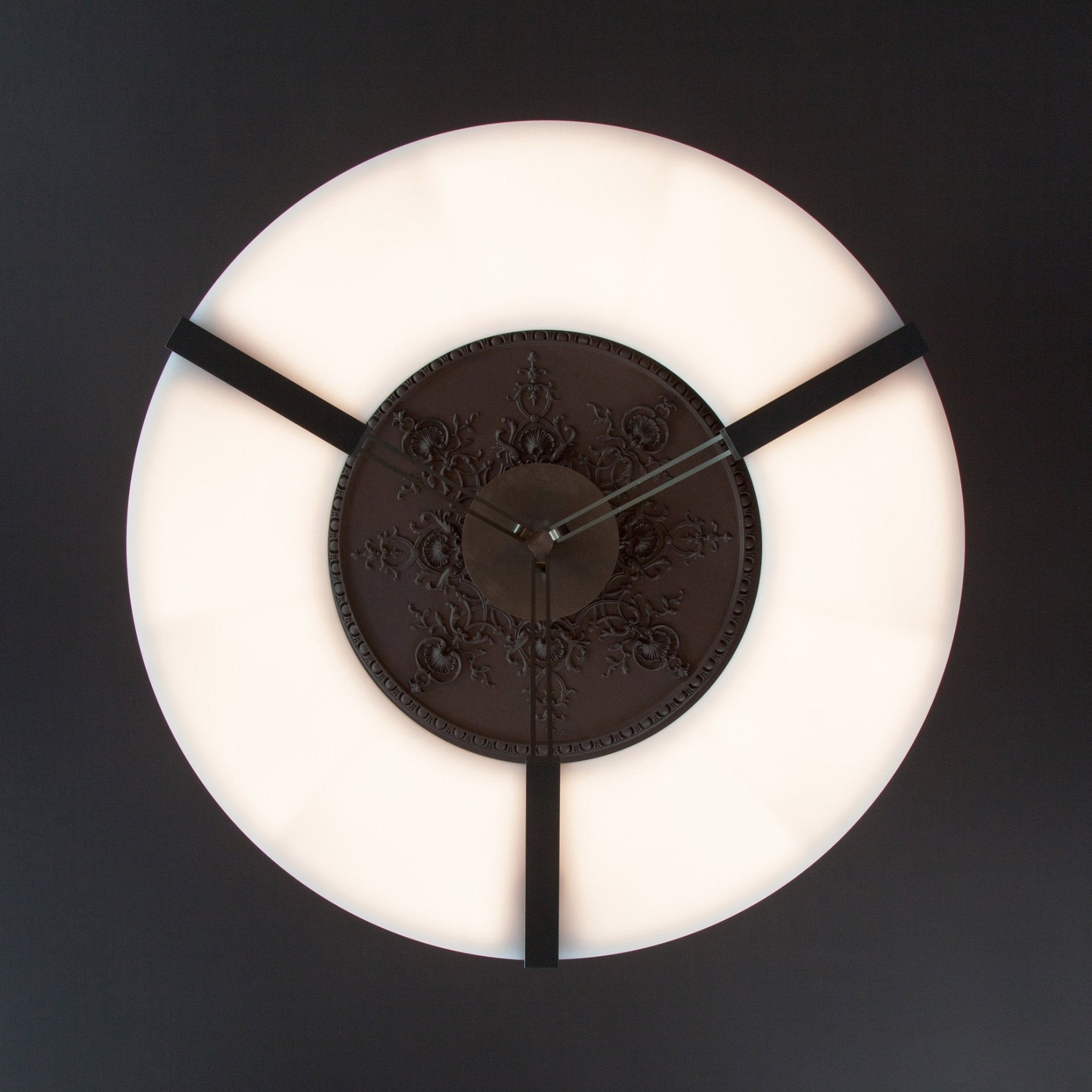 Alabaster Halo Pendant Light - Modern Minimalist Ceiling Fixture for Dining Room, Kitchen Island & Bedroom Lighting