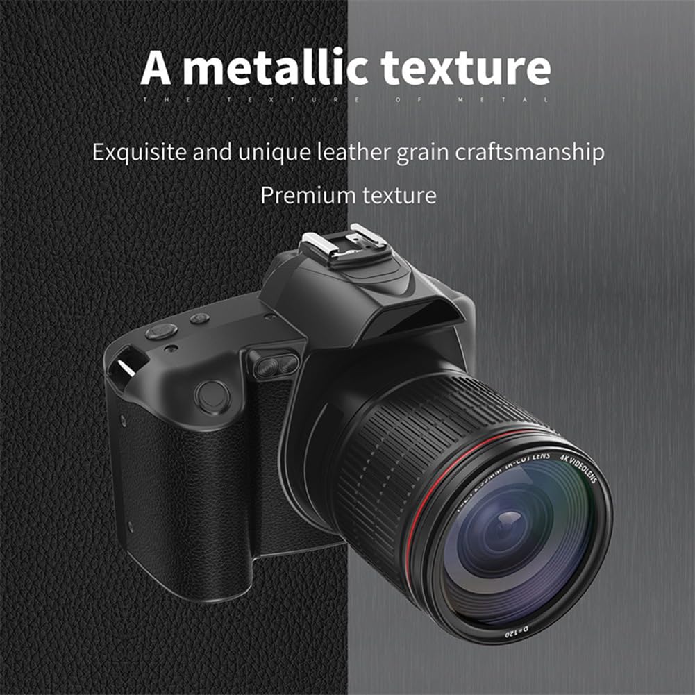 MILLTOR Professional 4K HD Digital Camera with WiFi, 16X Zoom, Night Vision & Built-in Microphone - Perfect for Vlogging, Travel Photography, and Low Light Shooting