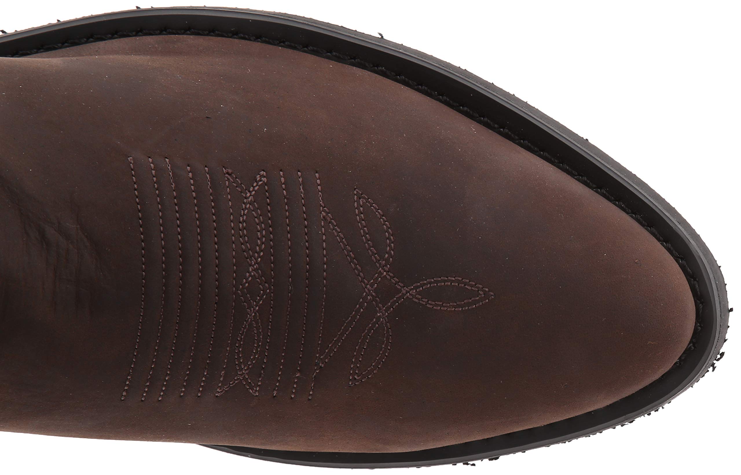 Men's Western Cowboy Boots - Old West Stitched Round Toe Comfort Boots for Riding, Country Dancing & Outdoor Work