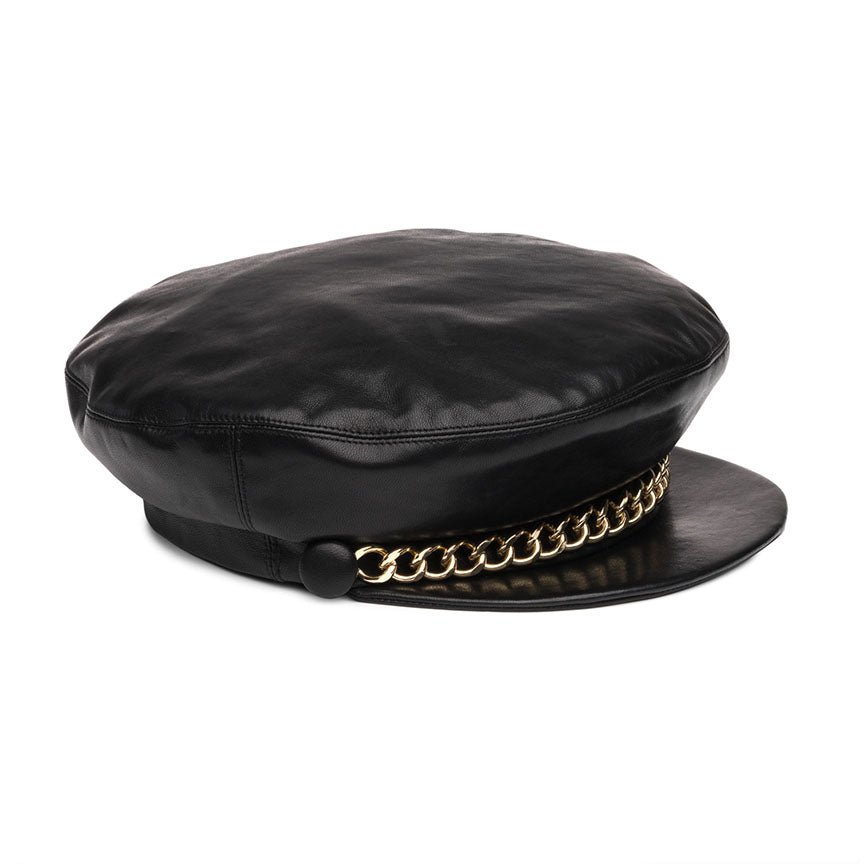 Stylish Marina Leather Cap for Men & Women - Premium Quality Fashion Accessory - Perfect for Outdoor Adventures, Casual Wear & Travel
