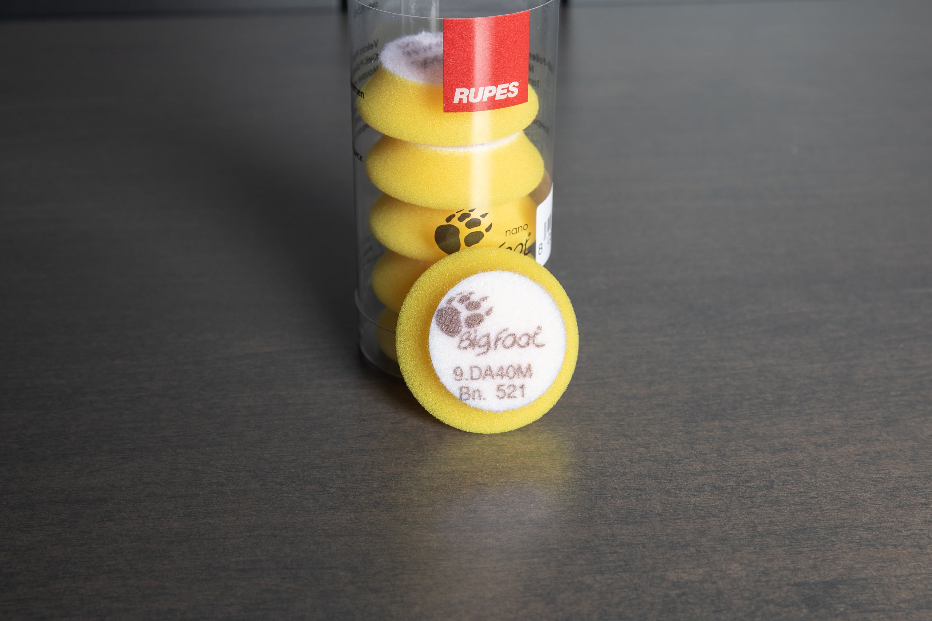 RUPES Yellow Fine Polishing Pads Set of 2 - Perfect for Car Detailing & Paint Correction - Professional Auto Buffing & Polishing Kit for Flawless Finish
