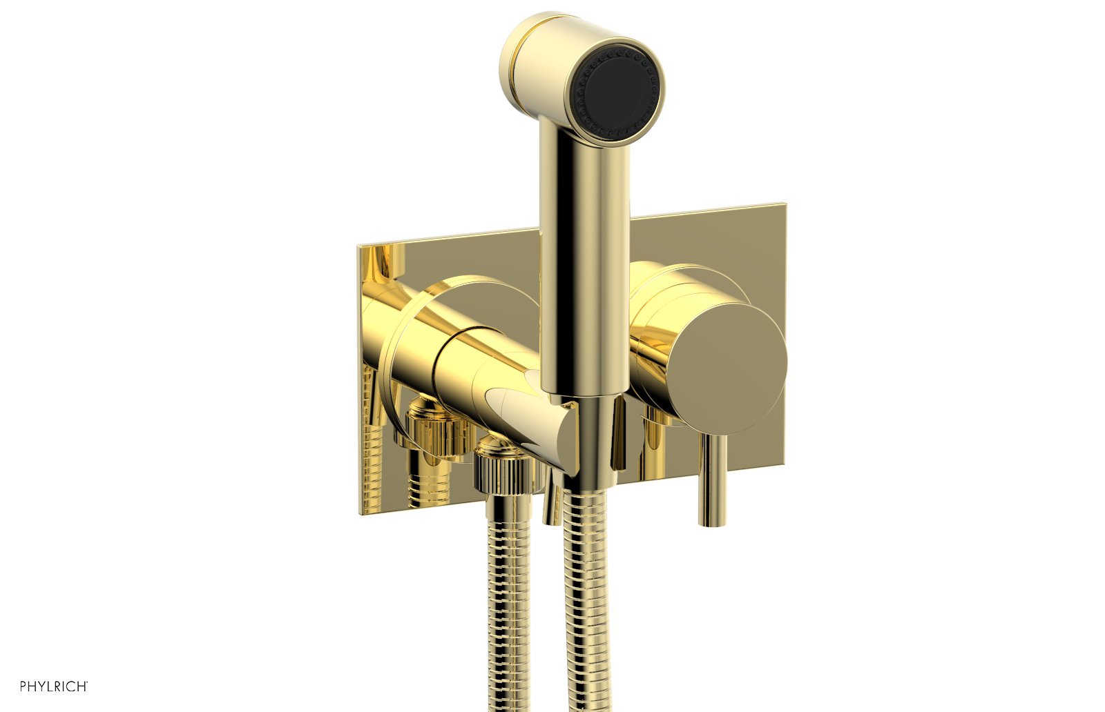 BASIC II Wall Mounted Bidet Lever Handle - Chrome Plated Brass Construction - 230 68 - Perfect for Modern Bathrooms & Toilet Upgrades