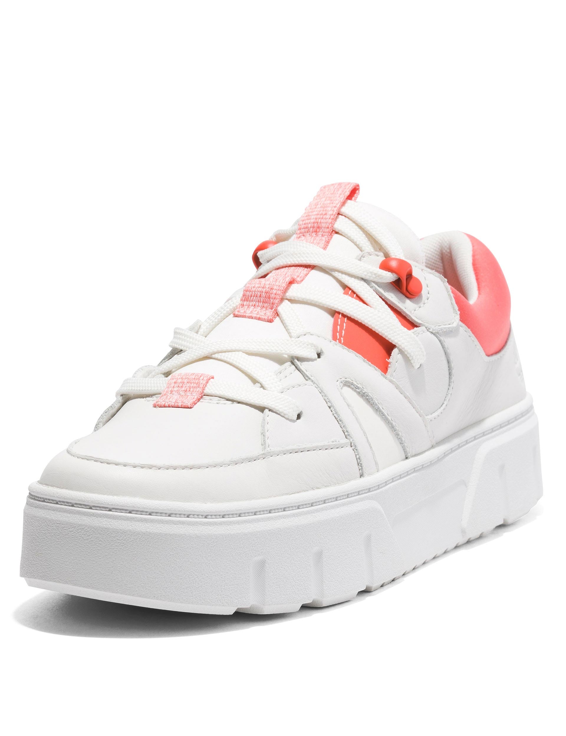 Laurel Court Women's Lace-Up Low Top Sneakers in White - Perfect for Casual Wear, Walking & Everyday Comfort