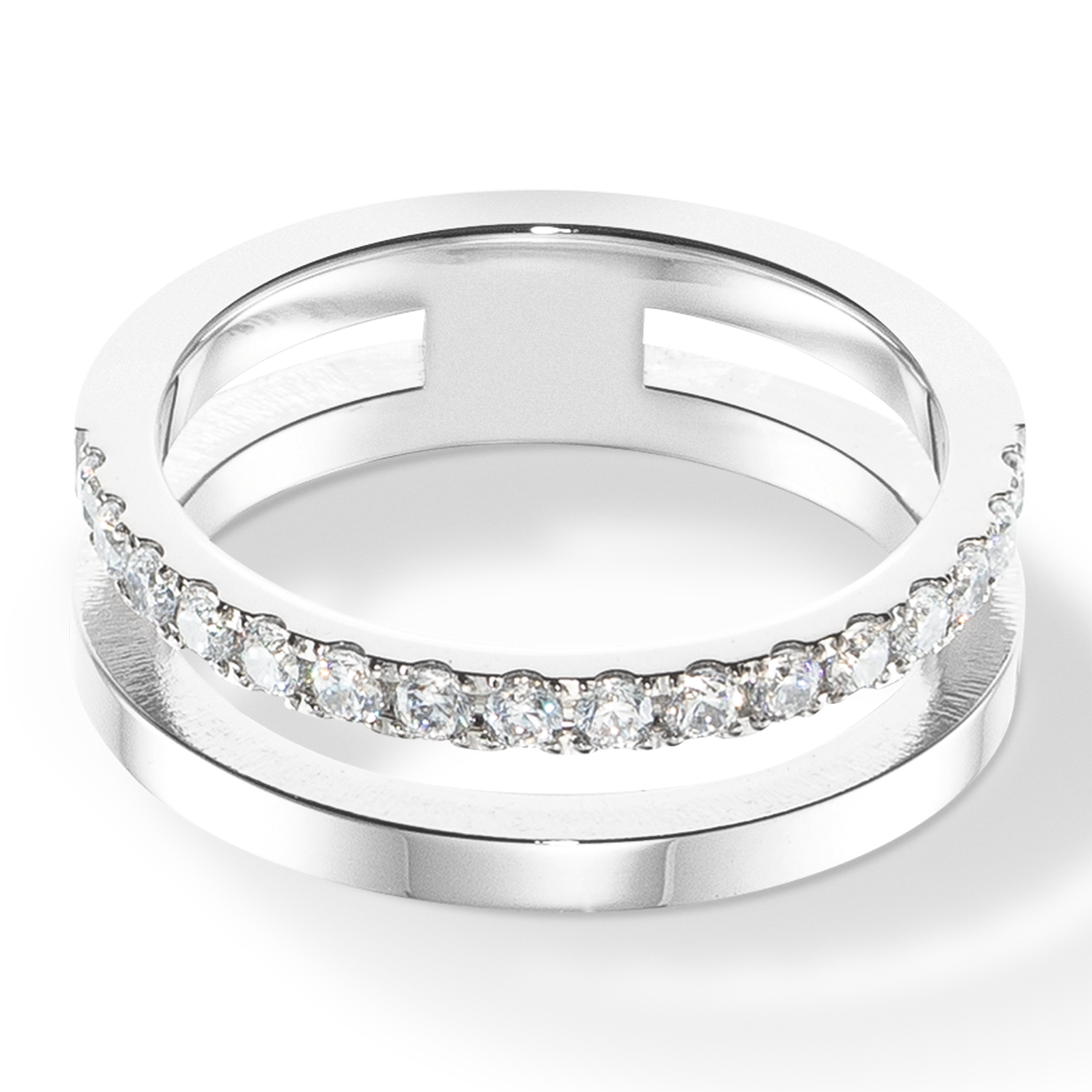 Eternal Unity Ring - Sterling Silver with Genuine Crystal for Couples, Wedding, Anniversary & Romantic Gifts | Perfect for Proposals, Engagements & Special Occasions