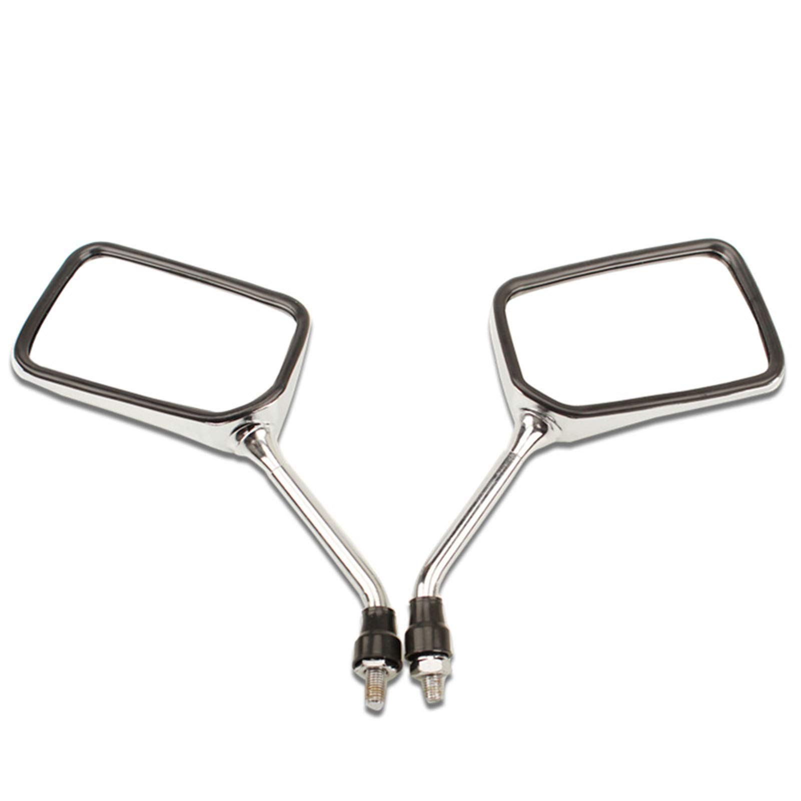 Haoyuce Universal Motorcycle Handlebar Rear View Mirrors - Compatible with Honda CB400 VTEC 1/2/3/4, CB-1, VTR250, CB VTR 400, CB250, CB750 - Durable Side Mirrors for Enhanced Safety & Better Visibility While Riding