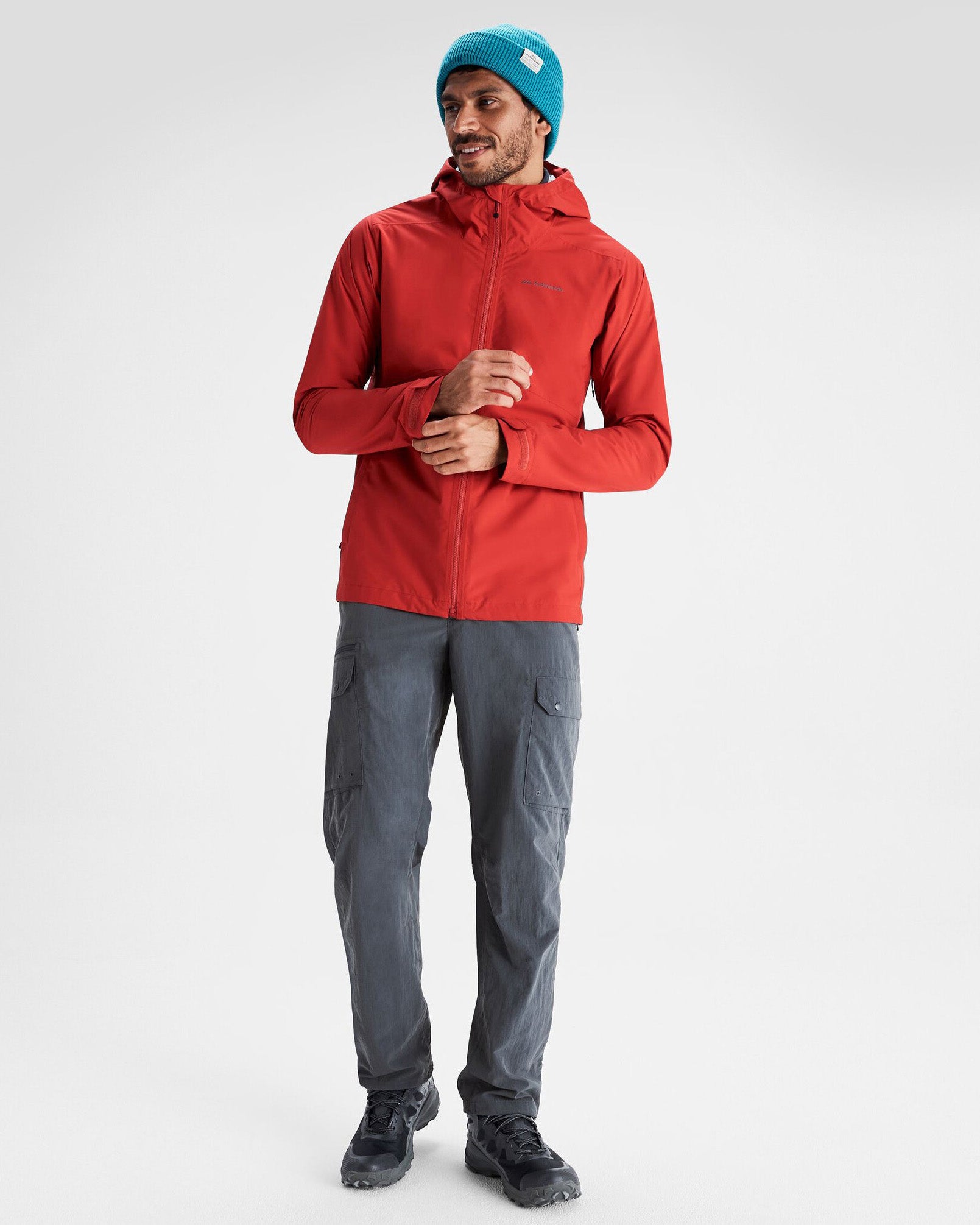 Men's Trailhead Stretch 2.5 Layer Waterproof Rain Jacket - Spicy Chili Pepper Red - Lightweight Hiking & Outdoor Adventure Gear for Camping, Backpacking & Rainy Weather Protection