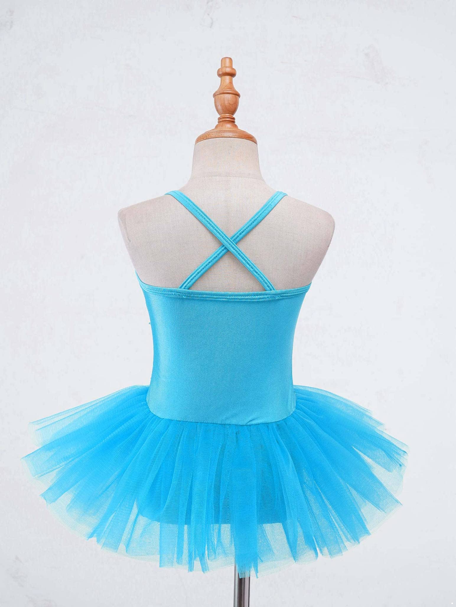 **Yartina Girls Ballet Dance Leotard with Shiny Sequins & Tutu Skirt – Sparkly Gymnastics Costume for Kids Ballerinas – Perfect for Recitals, Performances & Dance Classes**