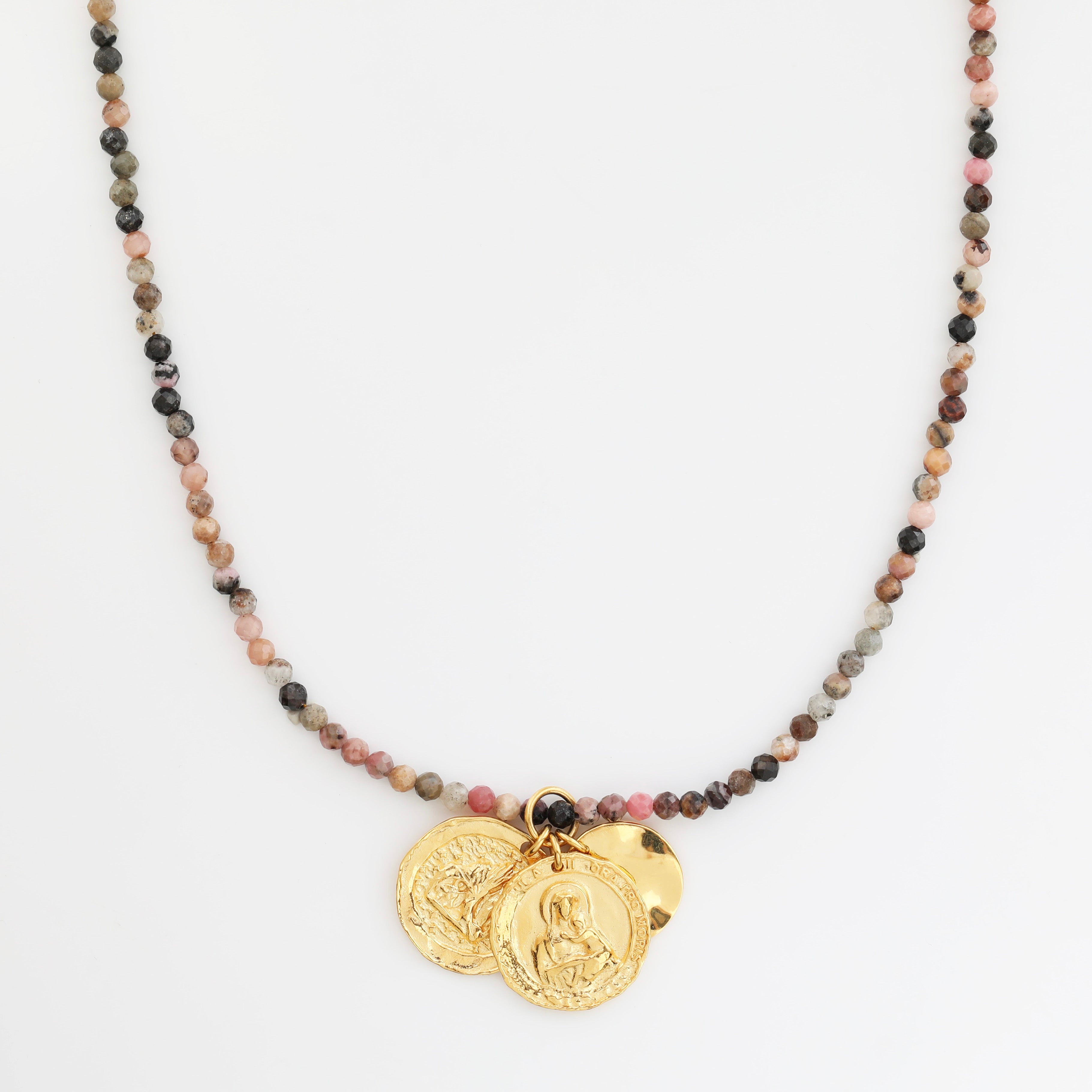 Elegant Maxi Beaded Coin Necklace for Women - Boho Chic Jewelry for Layering, Parties & Everyday Wear