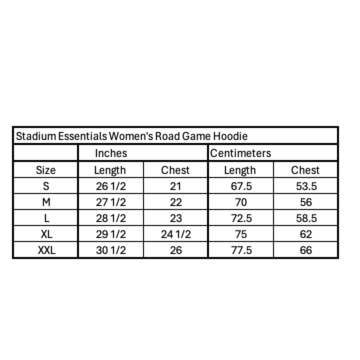 PWHL Women's Stadium Essentials Road Game Hoodie - Comfortable Pullover Sweatshirt for Hockey Fans | Perfect for Game Day, Tailgating & Casual Wear
