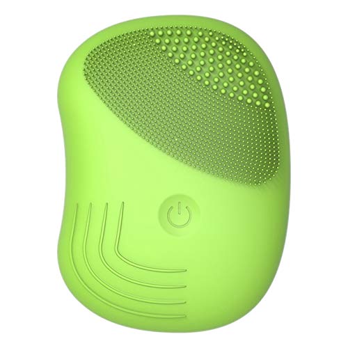 GERALD Electric Silicone Cleanser - Ultrasonic Face Wash for Blackhead Removal & Deep Skin Cleansing - Rechargeable Facial Massager for Acne Prone Skin - Perfect for Daily Skincare Routine & Spa Treatments