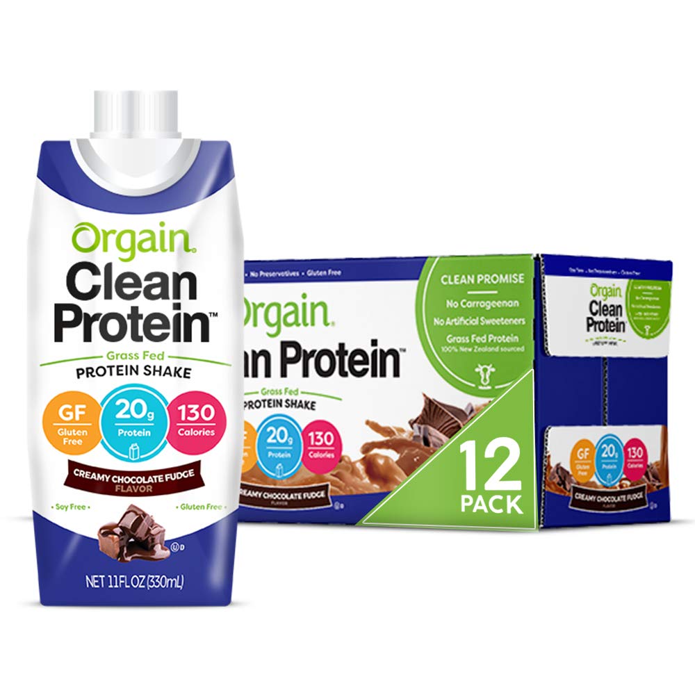Orgain Organic Protein Shakes & Clean Protein Shakes Bundle - 24 Pack | Plant-Based Vegan Protein Powder Drink for Weight Loss & Muscle Recovery | Perfect for Post-Workout, Breakfast & On-the-Go Nutrition