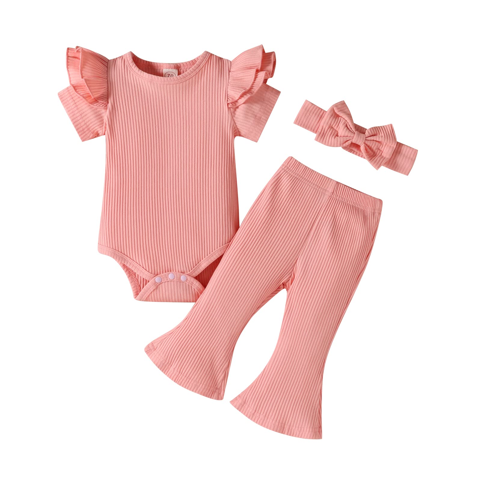 Thorn Tree Newborn Baby Clothes Set - Soft Cotton Knitted Romper & Long Pants 2-Piece Outfit for Boys & Girls | Cozy Fall Winter Infant Wear for Photos, Family Gatherings & Daily Comfort