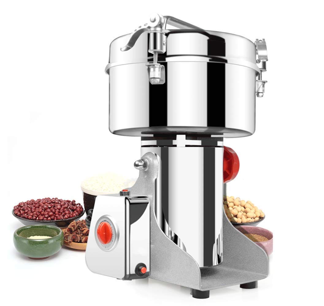 500g Electric Grain Grinder Mill for Cereal, Spice, Herb - Superfine Powder Machine 110V/220V - Perfect for Home Kitchen, Coffee, Baking & DIY Spice Blends