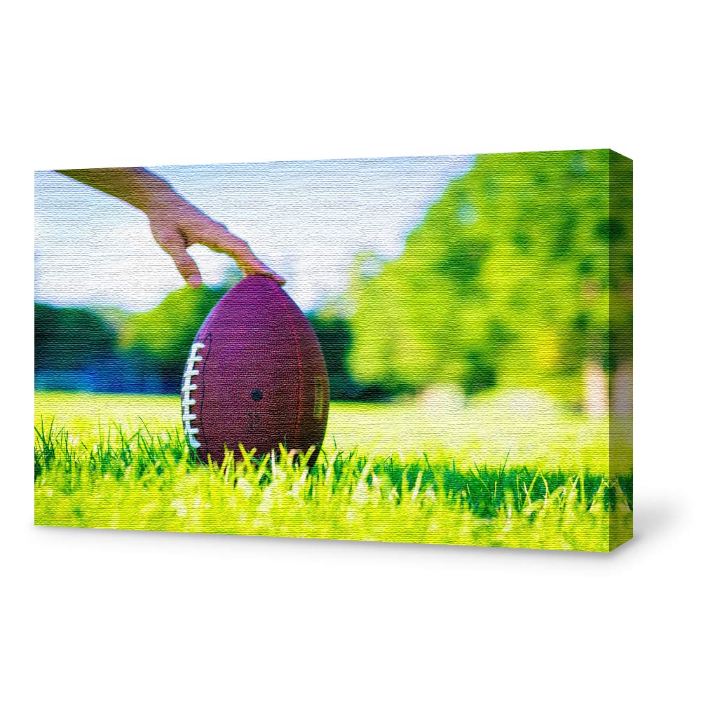 Sports Canvas Wall Art - 32x48 Inches Framed Prints, Modern Home Decor for Bedroom & Living Room | Perfect for Game Rooms, Man Caves & Sports Themed Interiors