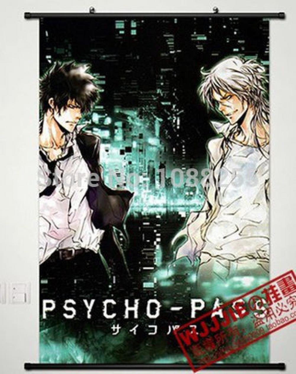 Best Anime Psycho-Pass Wall Scroll Poster - Premium Home Decor for Living Room, Bedroom & Office | Perfect Gift for Anime Fans