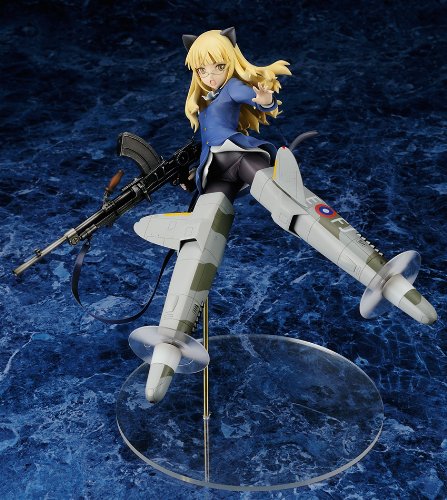 Strike Witches Perrine Clostermann 1/8 Scale PVC Anime Figure - Collectible Character Model for Display, Gift, and Anime Fans