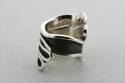 Inside Out Spiral Ring - Sterling Silver Jewelry for Women, Trendy Stackable Ring for Everyday Wear & Special Occasions