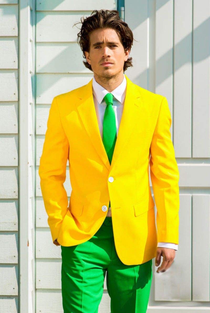 Men's Summer Slim Fit Suit 2-Piece Set - Breathable Lightweight Blazer & Shorts for Casual Wear | Perfect for Weddings, Beach Parties & Outdoor Events