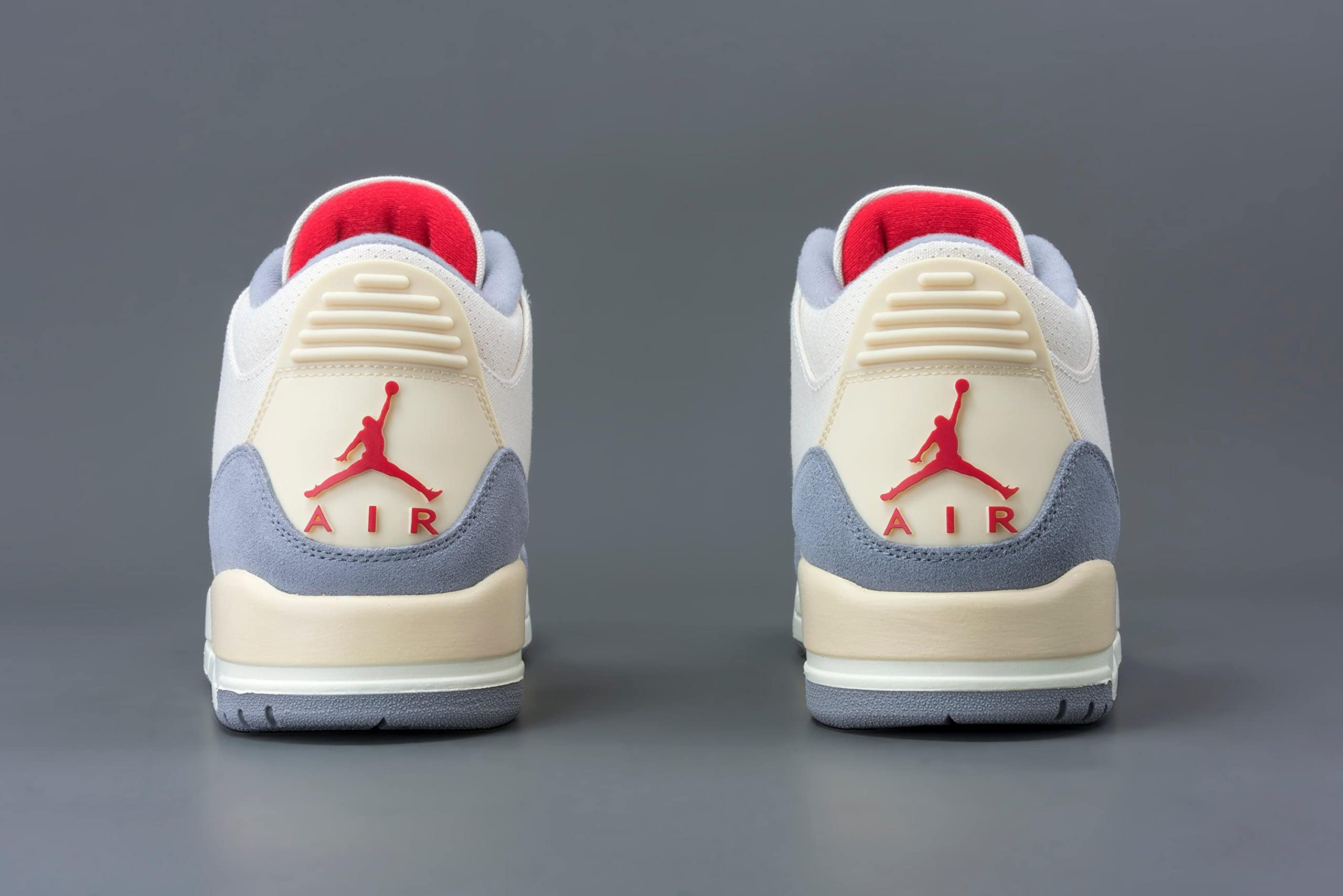 Nike Air Jordan 3 Retro Muslin Men's Basketball Shoes DH7139-100 - Premium White & Cement Grey Sneakers for Casual Wear, Street Style & Basketball Games