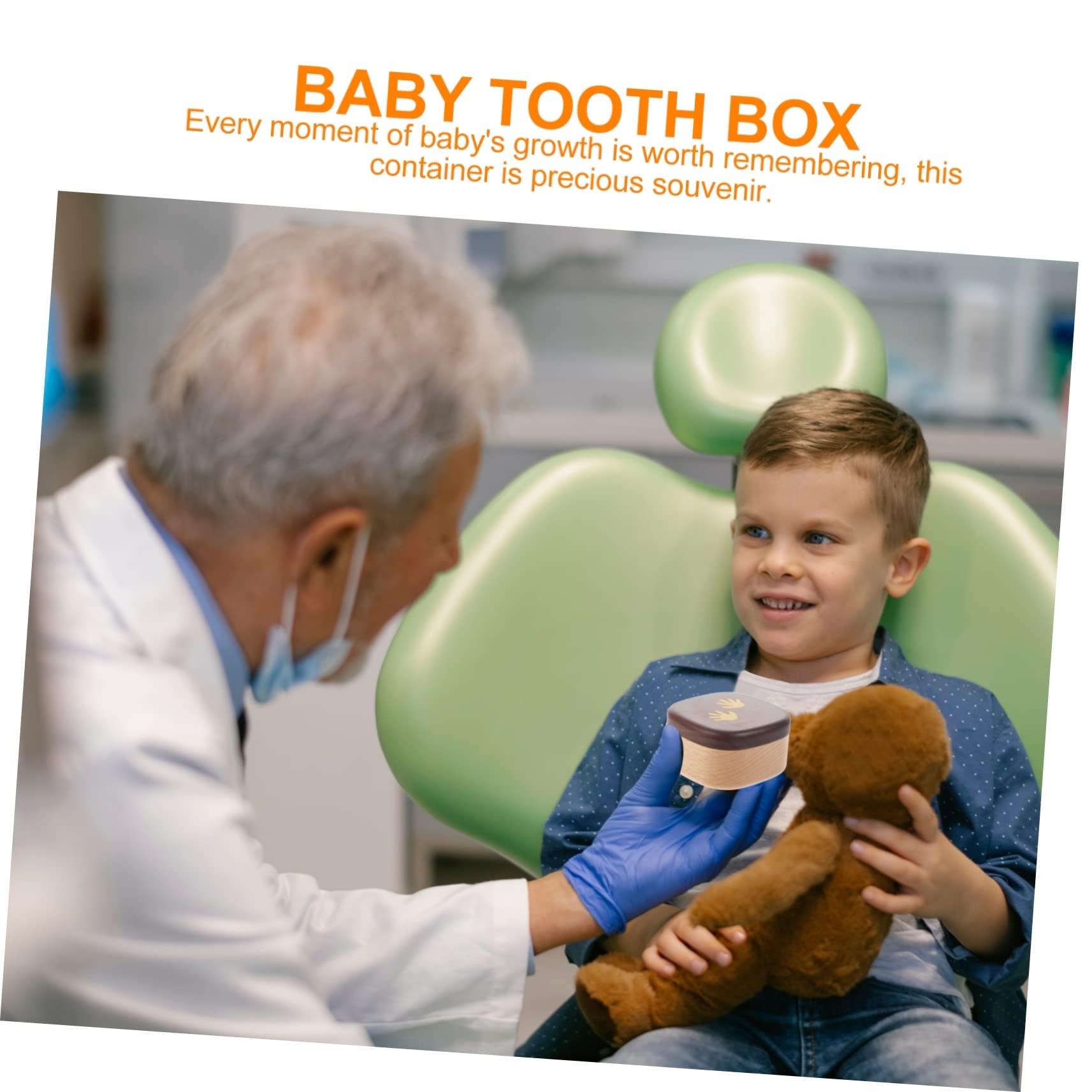 ORFOFE Tooth Fairy Box for Kids - Baby Teeth Keepsake Memory Box for Boys and Girls - First Lost Tooth Holder with Storage Compartment | Perfect for Tooth Fairy Visits, Baby Milestones & Childhood Memories