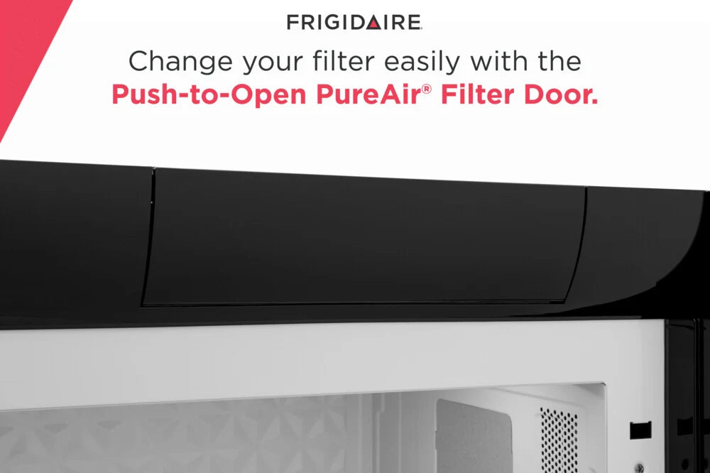 Frigidaire FMOS1846BW 1.8 Cu. Ft. Over The Range Microwave Oven - White | Built-in Microwave for Kitchen, Space Saving Design, Perfect for Apartments & Small Homes