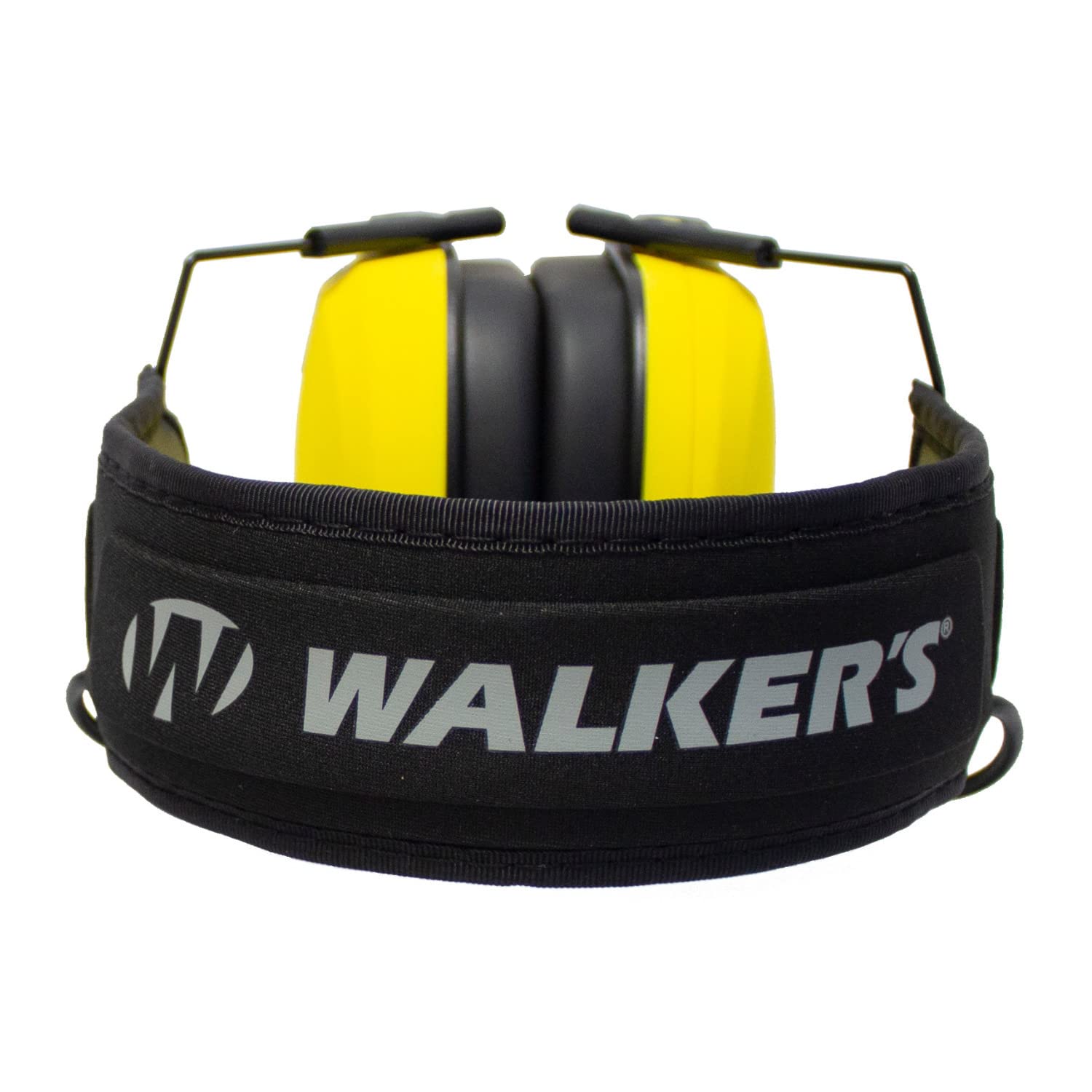 Walker's Razor Electronic Shooting Ear Muffs (2-Pack) - Don't Tread On Me Yellow Edition with 2-Way Radios (2-Pack), Safety Glasses (2-Pack) & Microfiber Cleaning Cloths (2-Pack) - Complete 8-Piece Hearing Protection Kit for Shooting Range, Hunting & Outdoor Activities