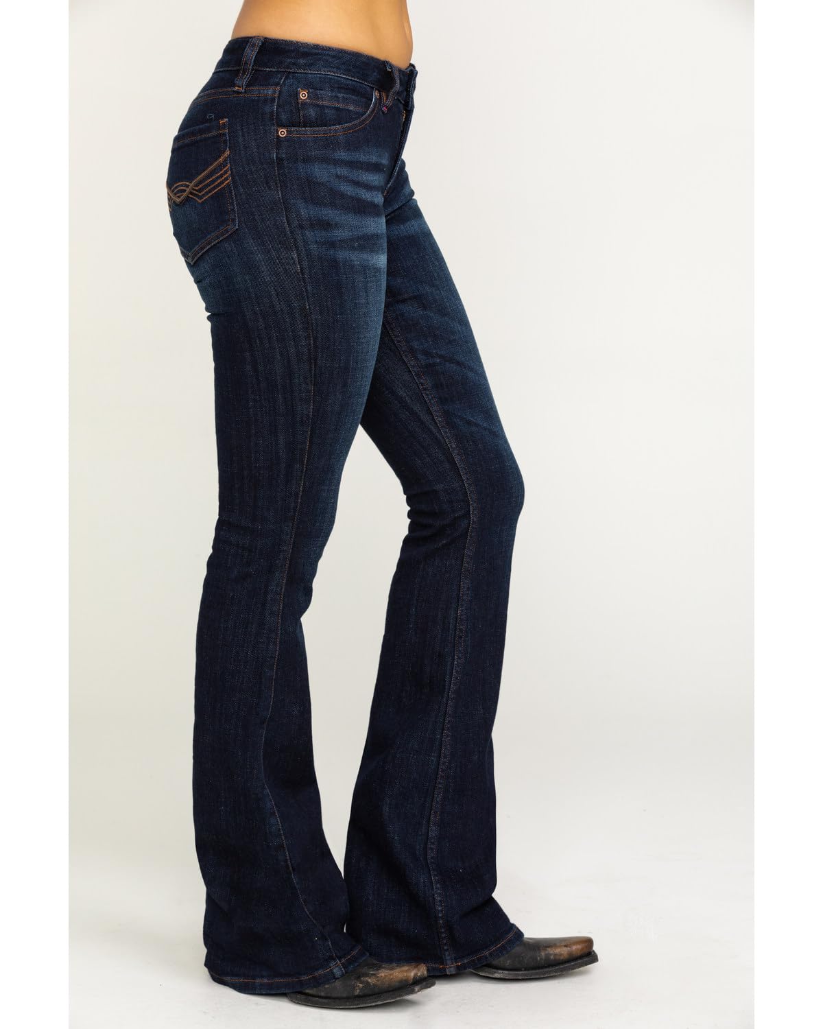 Idyllwind Women's Whiskey Debbie Dark Wash Bootcut Stretch Jeans - Comfortable & Stylish Denim Pants for Casual Wear, Work & Night Out | If19j6-Dkw