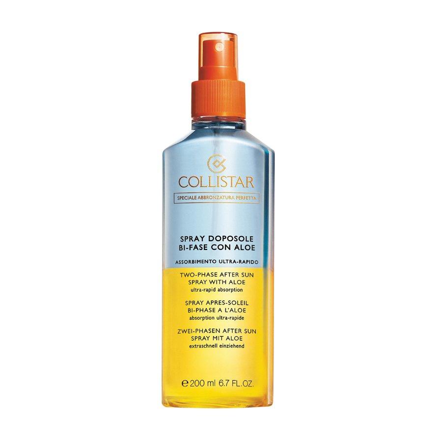 Collistar Two Phase Aftersun Spray with Aloe Vera - Soothing & Hydrating Sunburn Relief for Face & Body - Perfect for Beach, Pool & Outdoor Activities