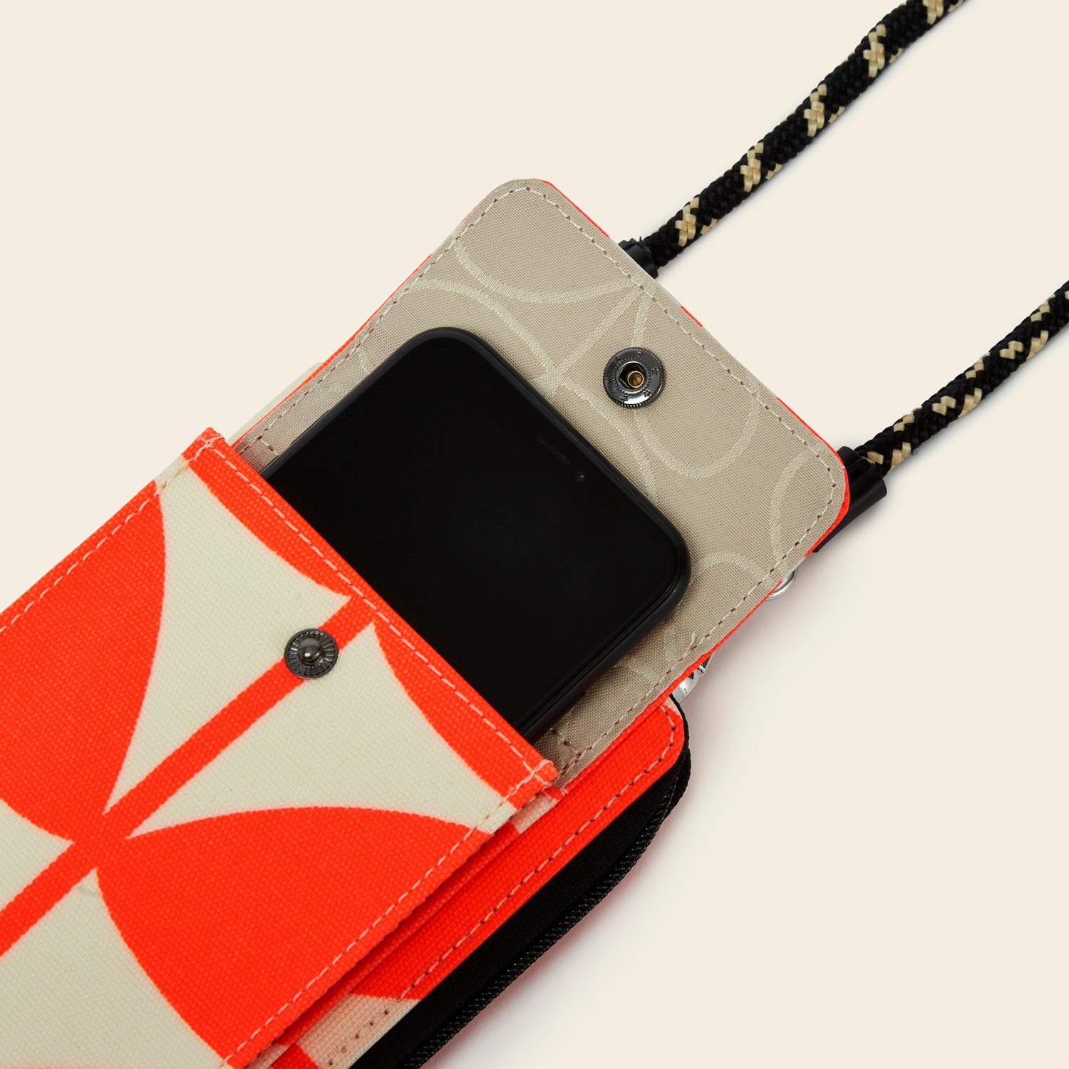 Keeper Phone Case - Solid Stem Neon Orange | Durable Protective Cover for iPhone & Android | Perfect for Outdoor Activities & Sports