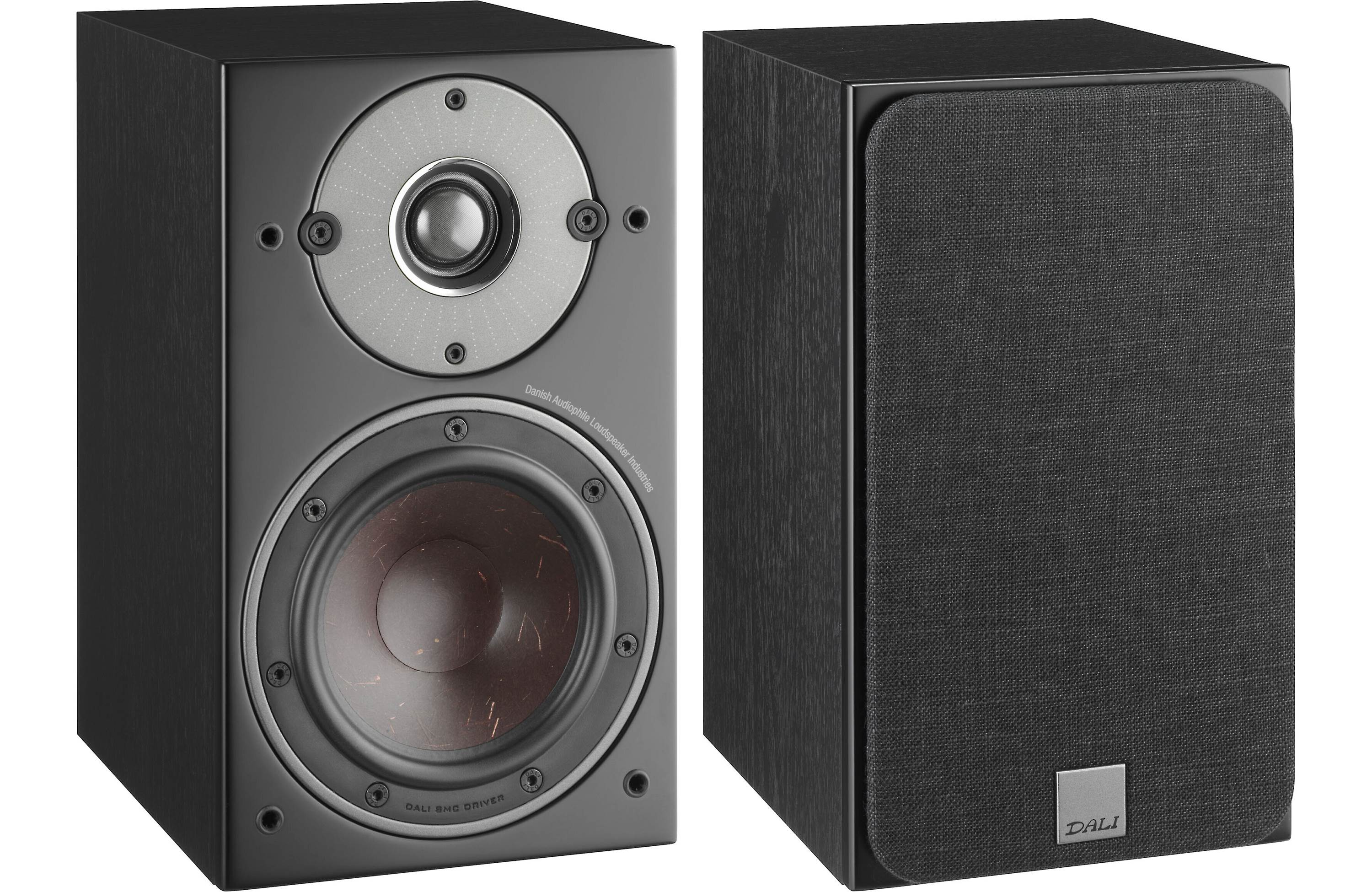Dali Oberon 1 Ultra Compact Bookshelf Speakers (Pair) - Premium HiFi Sound for Home Theater & Music Listening - Perfect for Small Rooms & Desktop Setups