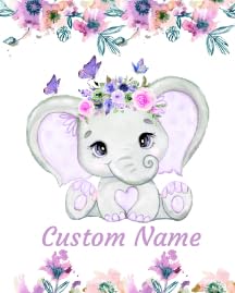Cute Elephant Purple
