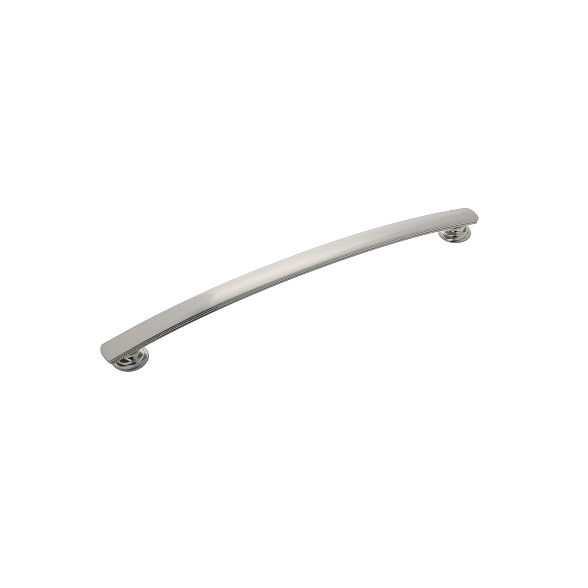 7 9/16 Inch (192mm) Satin Nickel Cabinet Pull - American Diner Style Handle for Kitchen Cabinets, Drawers & Furniture (Set of 10) - Perfect for Home Renovation & DIY Projects