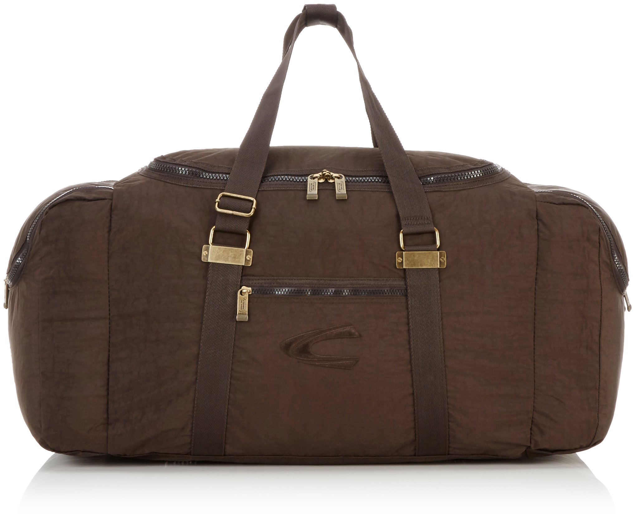 Camel Active Women's Travel Duffle Bag - Large 68cm Carry-On Weekender Gym Bag - Brown Leather Duffel for Business Trips, Gym & Weekend Getaways