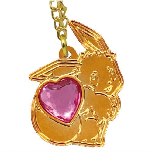 Pokemon Glitter Pendant Necklace - Takara Tomy 1 Inch Collectible Toy Charm for Kids & Fans - Perfect for Cosplay, Gifts & Anime Collections