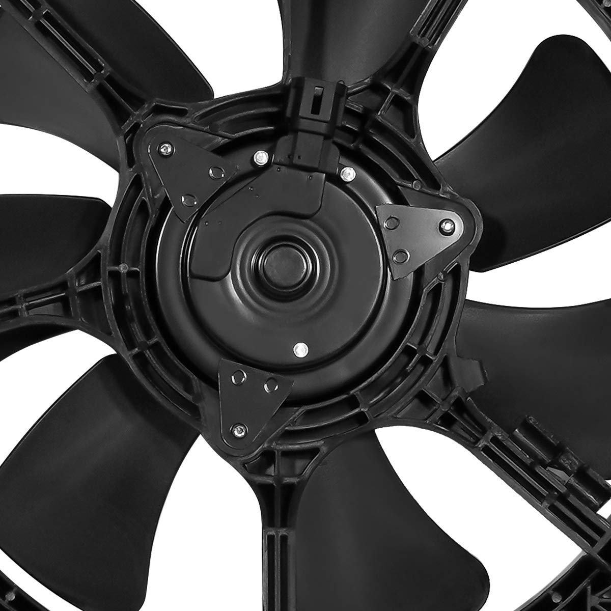 DNA MOTORING OEM-RF-0238 High Performance Radiator Cooling Fan - Direct Replacement for 2005-2018 Nissan Frontier, 2005-2012 Pathfinder & 2005-2015 Xterra - Improved Cooling Efficiency, Black - Perfect for Off-Roading & Hot Weather Driving