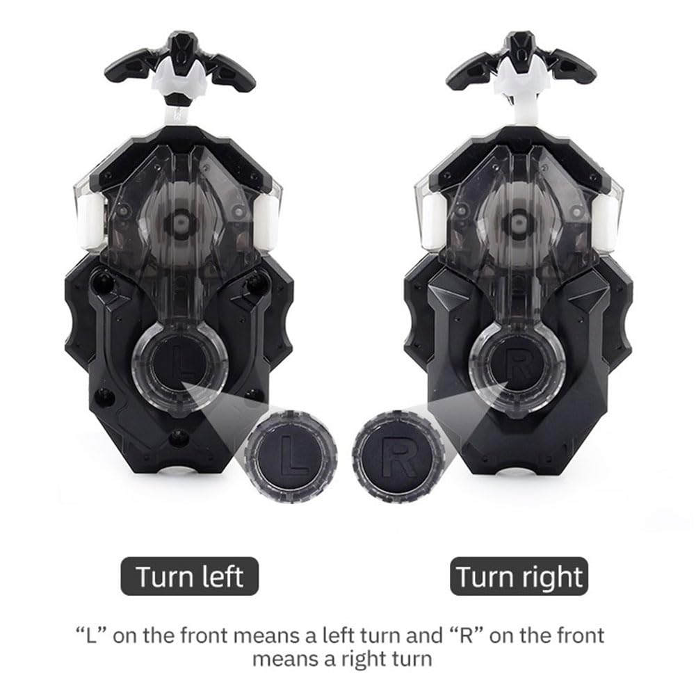 Beyblade Burst B-184 Left & Right Spin Launcher with Grip - Compatible with All Beyblade Burst Series (Black) | Perfect for Competitive Battles & Collection Display