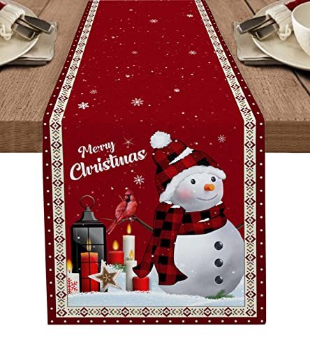 Red Snowman