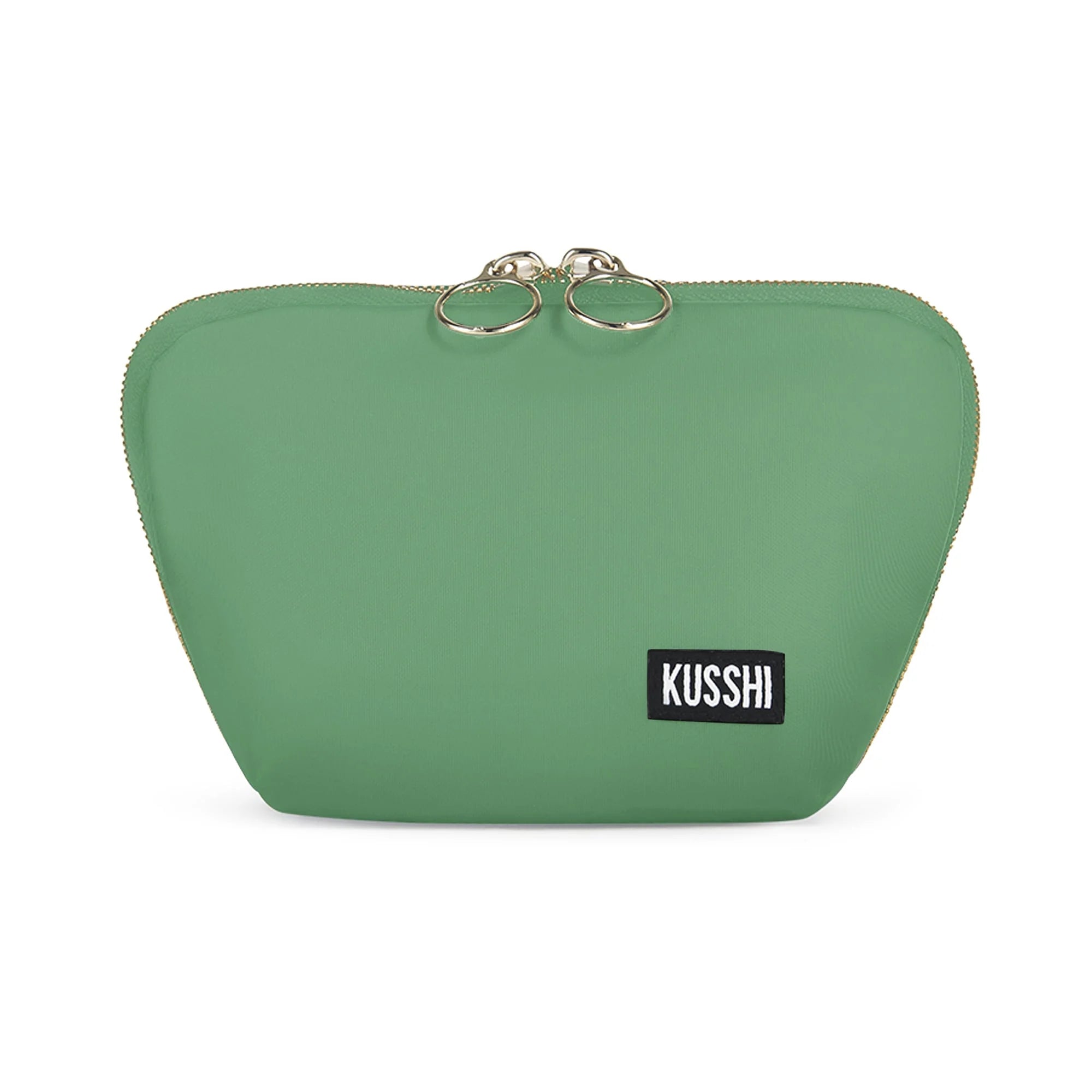 Premium Leather Makeup Bag for Women - Waterproof Cosmetic Organizer with Zipper Closure - Perfect for Travel, Gym & Daily Essentials Storage