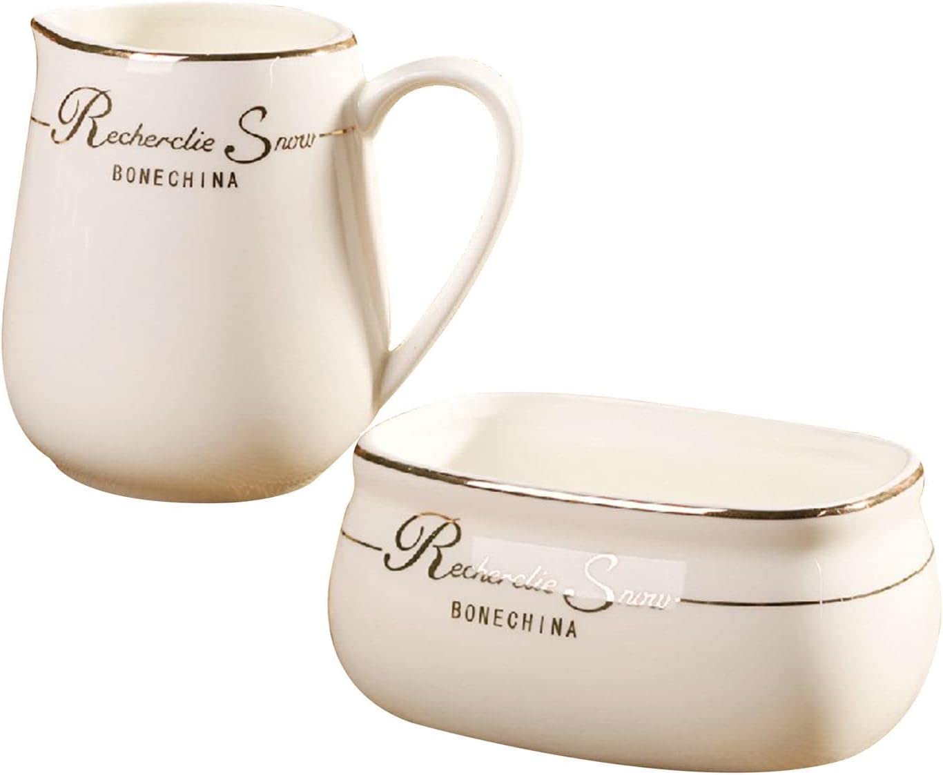 Premium Ceramic Sugar Bowl with Lid and Milk Jug - Elegant Coffee Creamer and Sugar Set - White Ceramic Serving Set for Tea, Coffee, and Dessert Tables - Perfect for Home, Cafe, and Restaurant Use