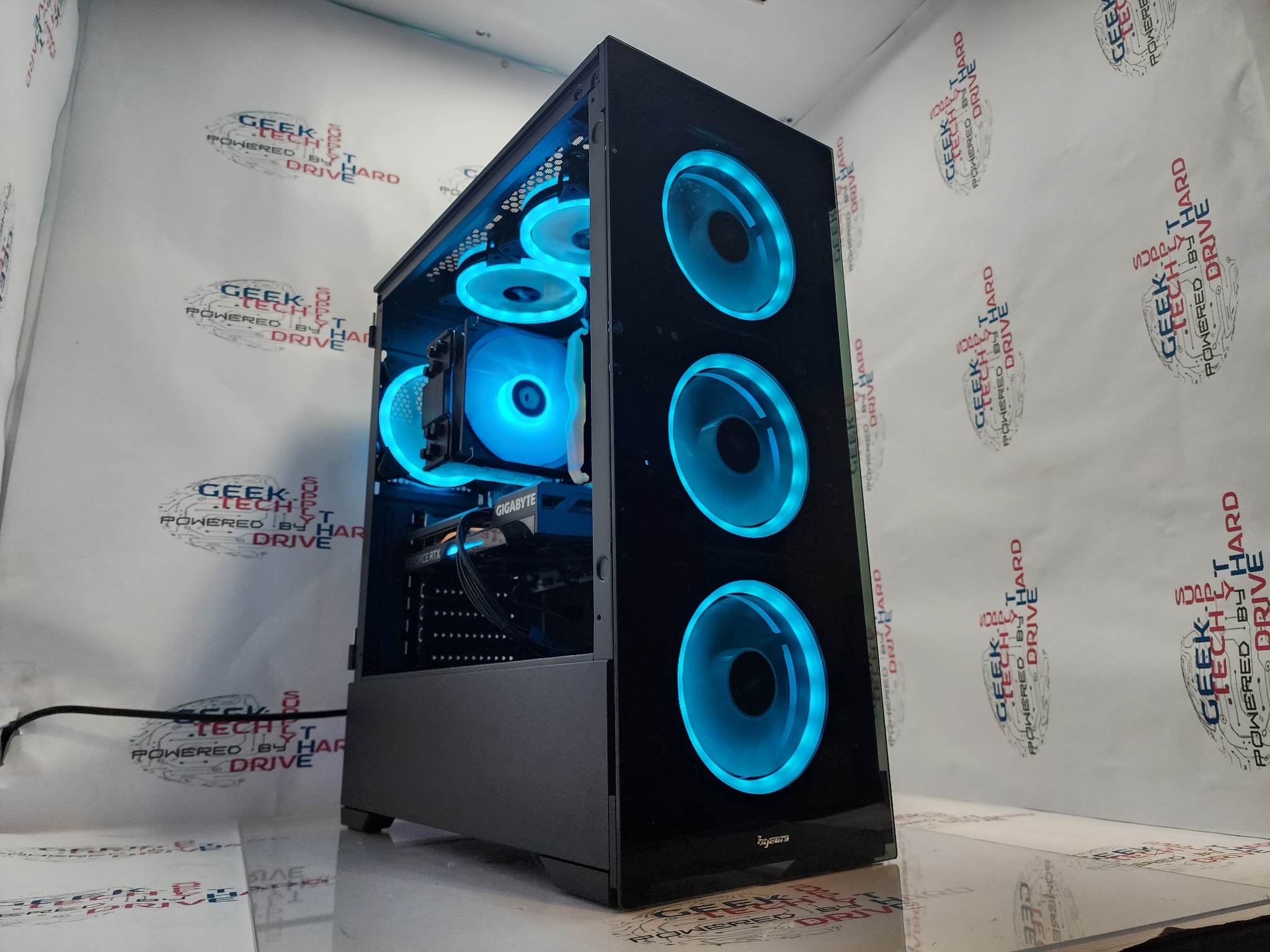 Custom Gaming PC Desktop Computer - AMD Ryzen 7 7800X3D, 1TB SSD, 64GB DDR5 RAM, NVIDIA RTX 4060 Ti, Black Vog A620M - Ultimate Gaming & Streaming Setup for Esports & 4K Gaming