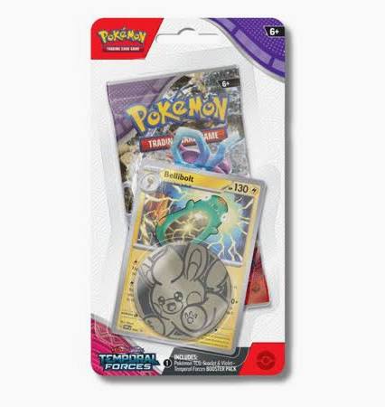 Temporal Forces Single Pack Blister - Premium Trading Card Game Booster Pack | Collectible Cards for Pokemon TCG Players & Enthusiasts | Perfect for Tournaments, Gifts, and Card Collection