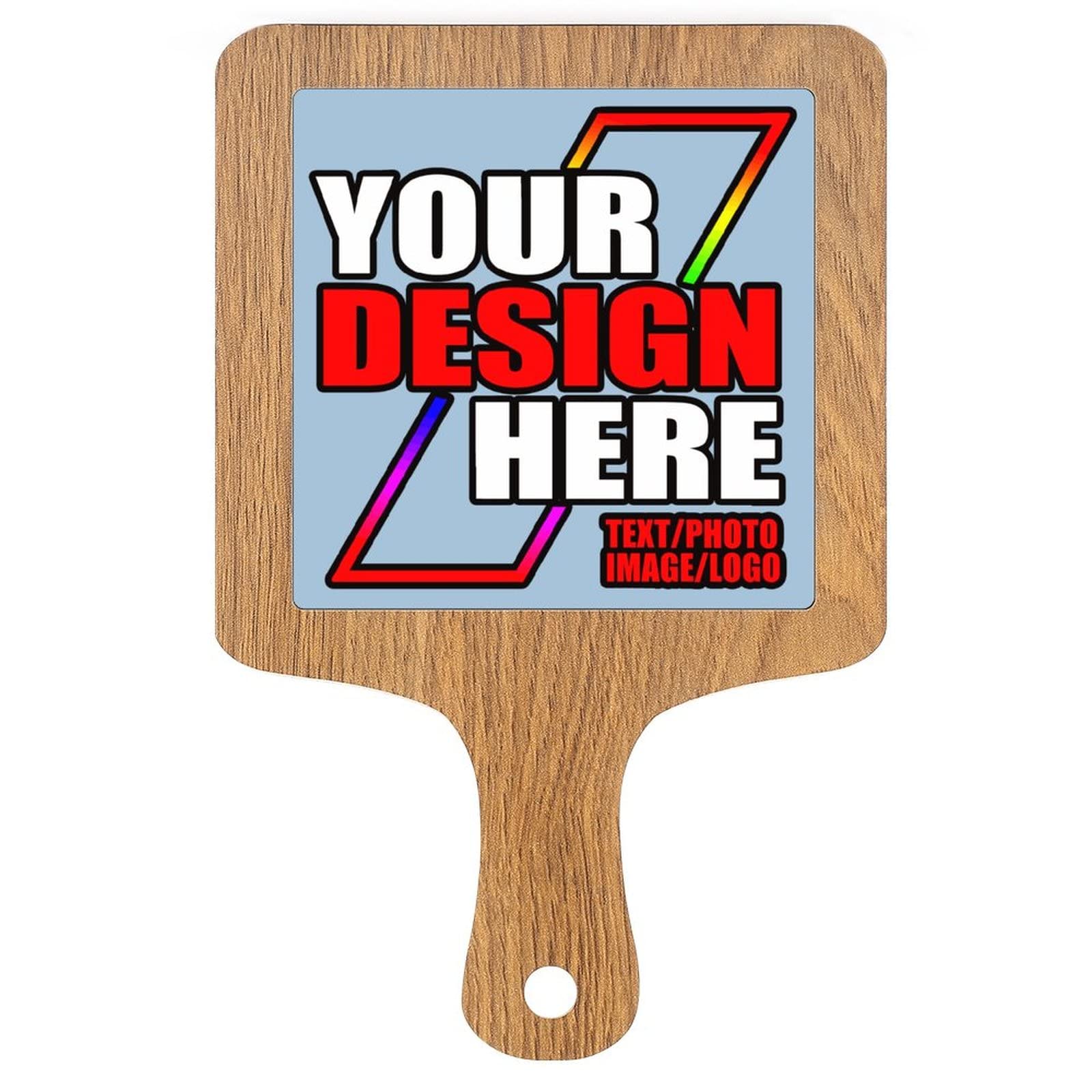 Custom Photo Wood Coasters - Personalized Drink Coasters for Wedding, Bridal Shower, Thanksgiving & Housewarming Gifts - 3.9 x 3.9 Inches Light Blue - Perfect for Home Decor, Coffee Tables & Party Decorations