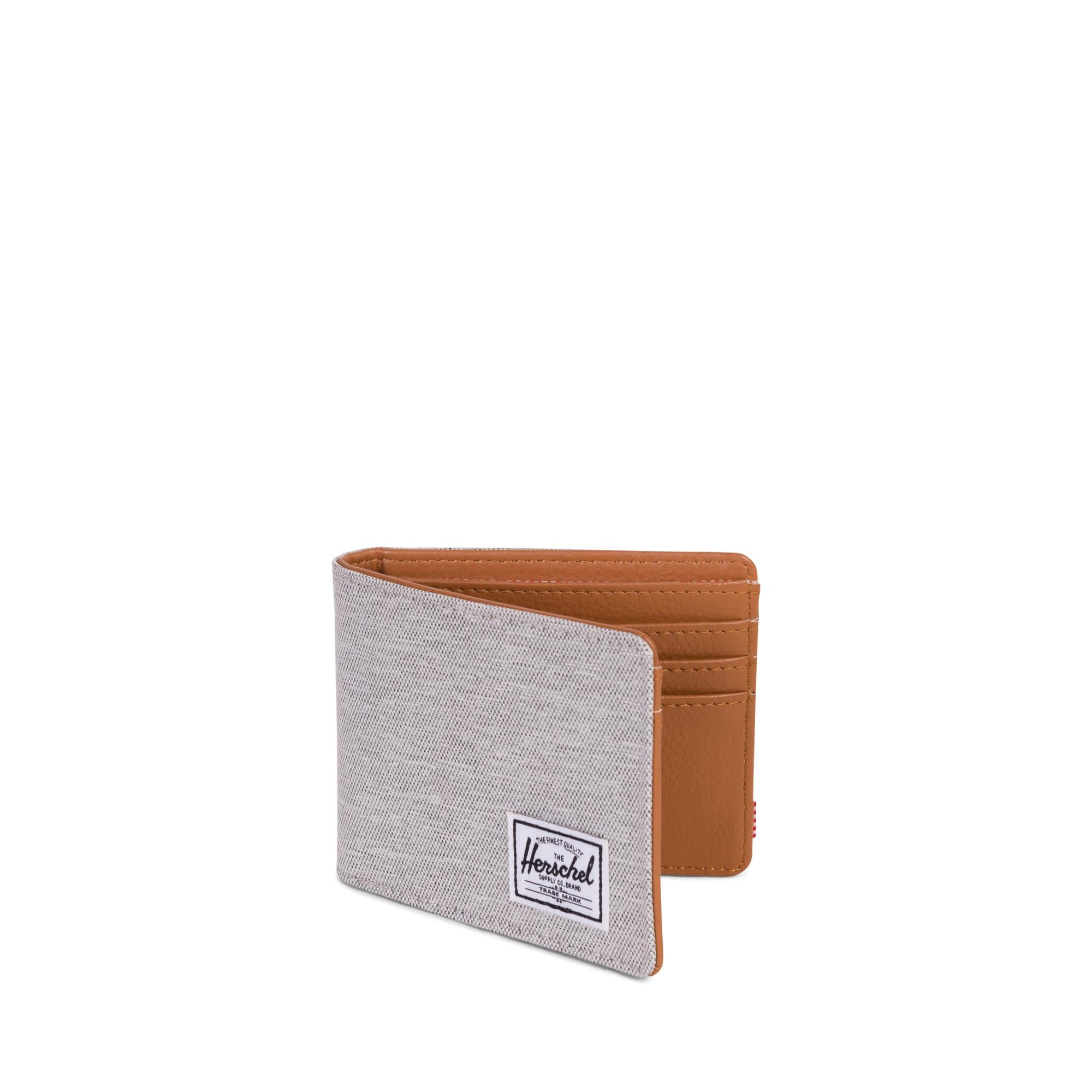 Herschel Hank Wallet - Slim RFID Blocking Bifold Wallet for Men & Women - Light Grey - Perfect for Travel, Work & Everyday Use