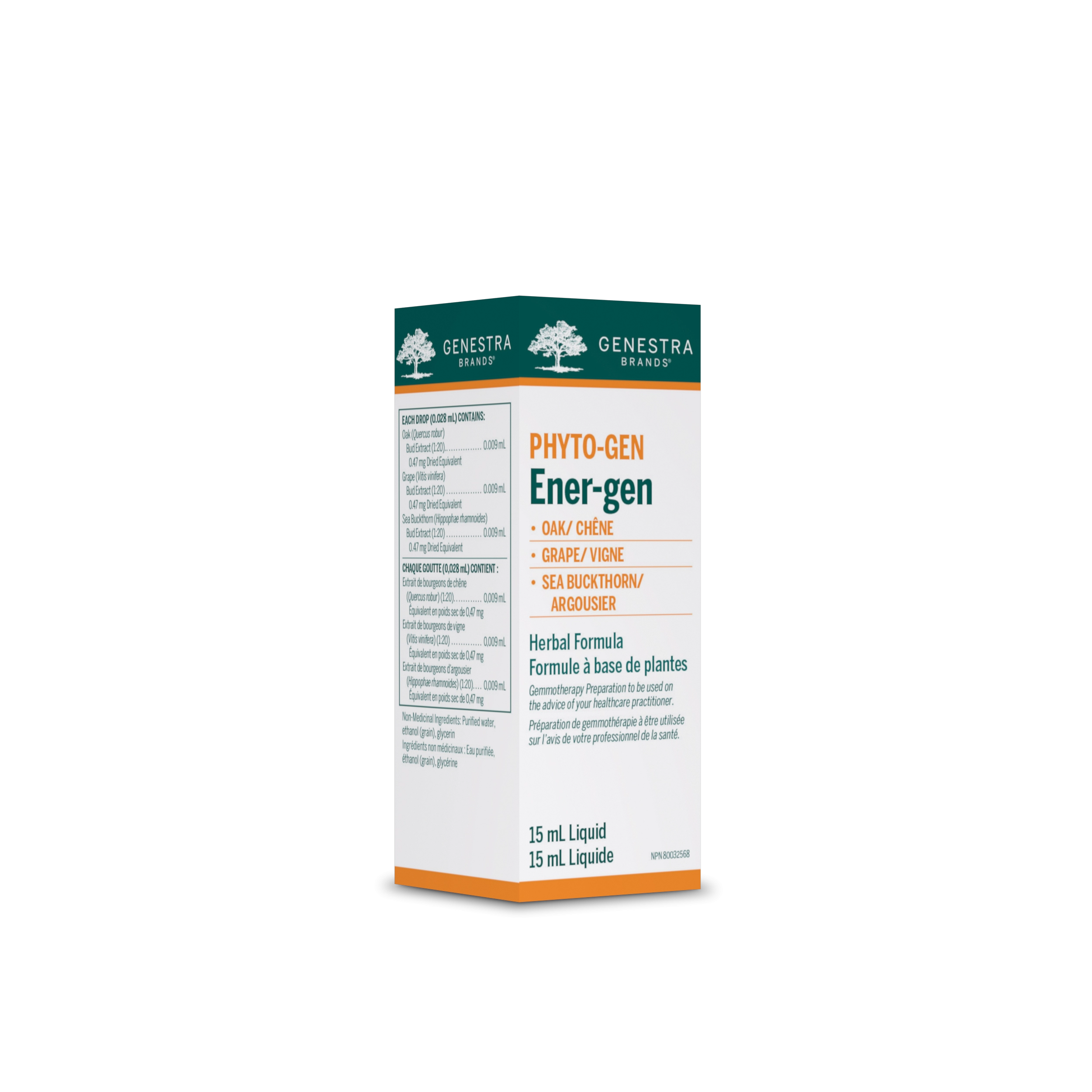Genestra PhytoGen EN 15 mL Liquid Supplement - Natural Herbal Support for Immune Health & Wellness - Perfect for Daily Use at Home or Travel