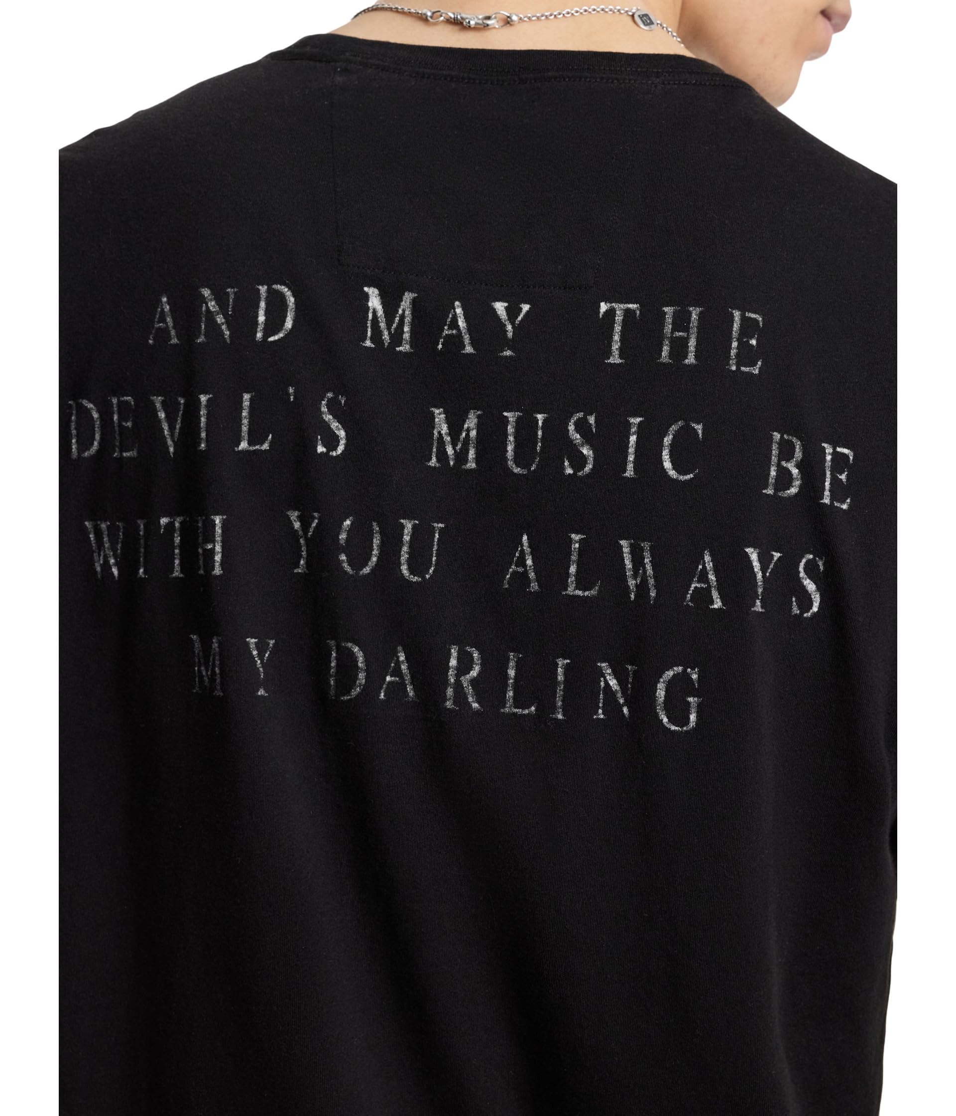 John Varvatos Men's Let It Rock Short Sleeve Graphic T-Shirt - Casual Cotton Tee for Rock Music Fans, Streetwear & Everyday Wear