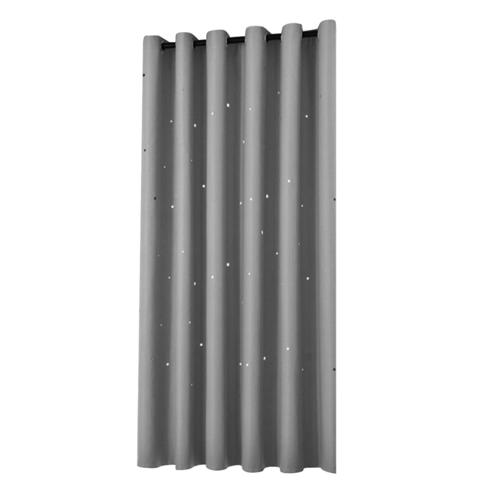 Hislaves Hollow Star Tulle Curtains - Light Filtering Window Drapes for Living Room, Bedroom & Nursery | Blackout Sheer Curtain Panels for Home Decor