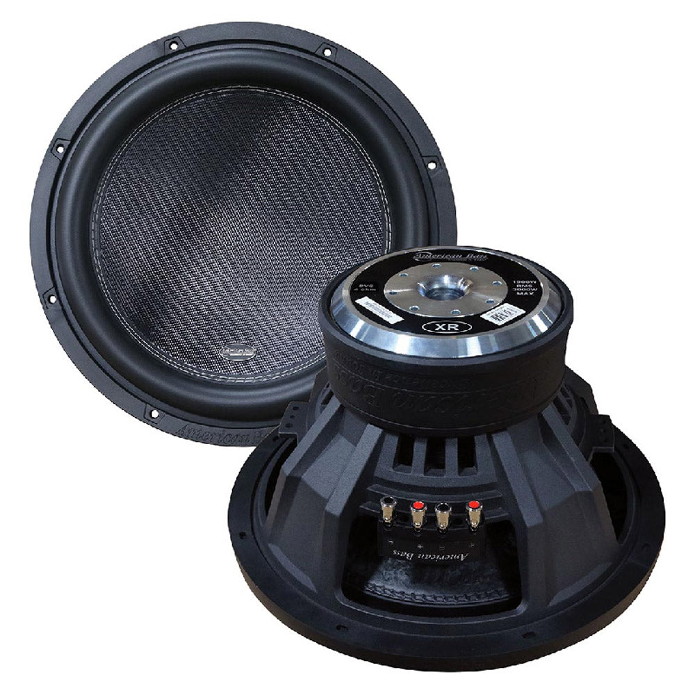 American Bass XR15D4 15 Inch 3000W Peak (1500W RMS) Dual 4 Ohm Voice Coil Car Subwoofer - Powerful Bass for Trucks, SUVs & Custom Audio Systems